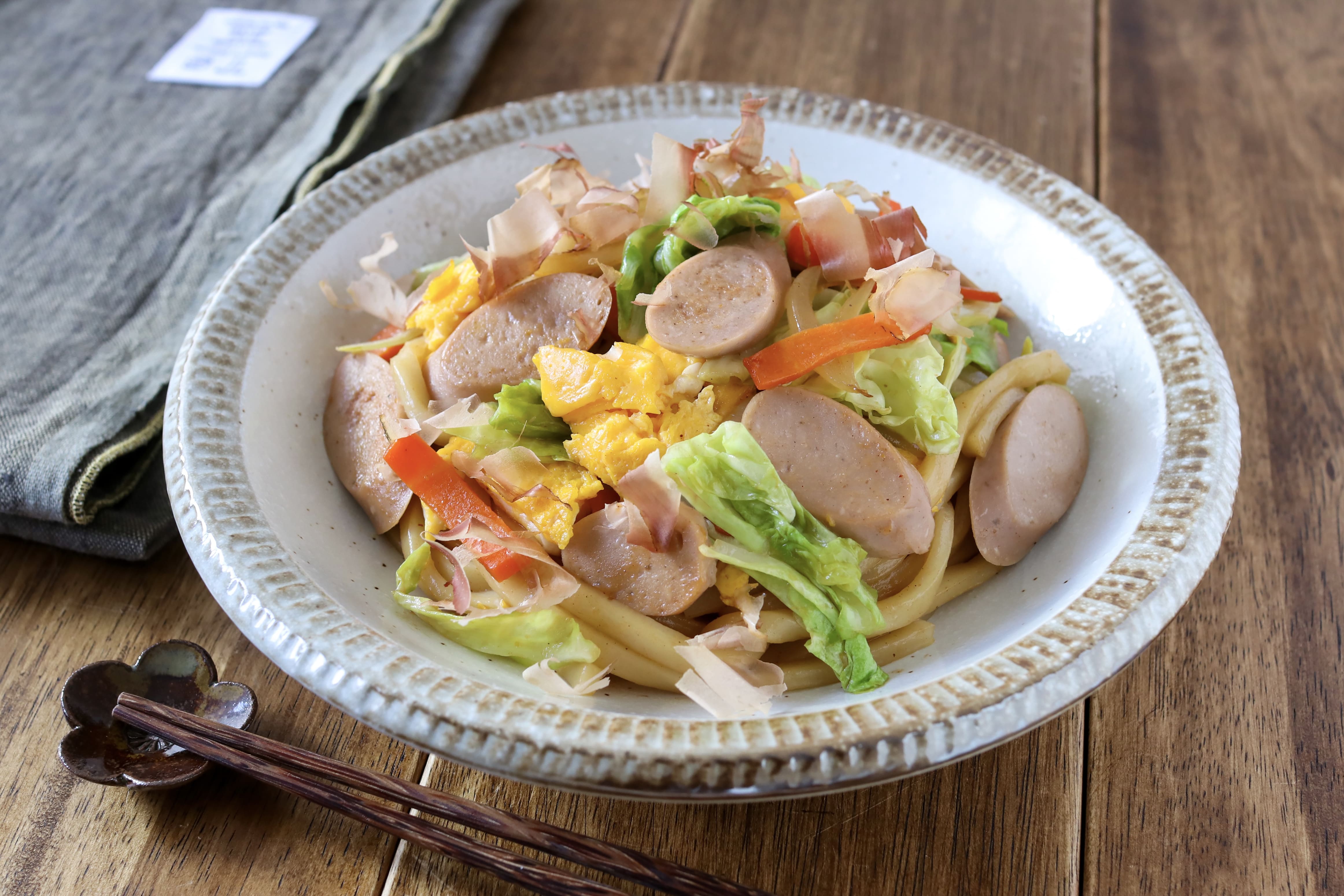 リサーラ入り焼きうどん